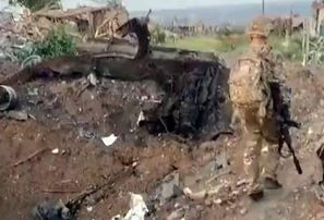Viss, kas palicis pāri no okupantu tanka T-90M