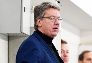 Harijs Vītoliņš komentē Latvijas hokeja izlases treniņu