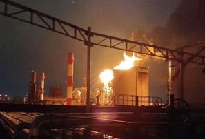Krievijas Rjazaņas naftas pārstrādes rūpnīcai uzbrukuši Ukrainas droni