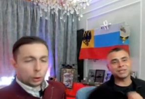 No Rīgas aizmucis Kremļa blogeris ar krievu karavīru smej par ukraiņu meitenes spīdzināšanu