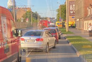 Avārija uz Čaka ielas bloķē satiksmi 12.07.2024.