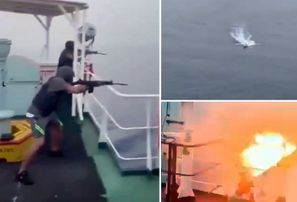 Konteinerkuģa apkalpe Sarkanajā jūrā iznīcina hutiešu jūras dronu